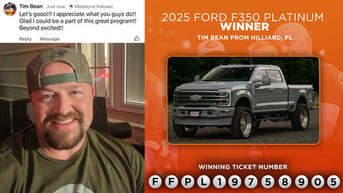 Prize won by Tim Bean