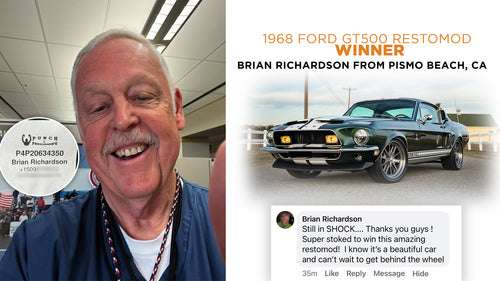 Prize won by Brian Richardson