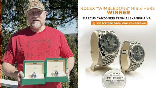 Prize won by Marcus Canzoneri