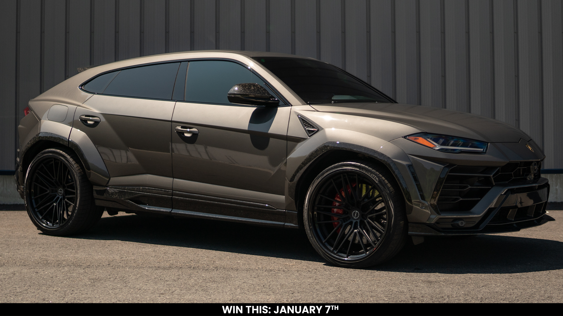 Punch 4 Parkinson's Lamborghini Urus Graphite Capsule Edition or $200k Giveaway