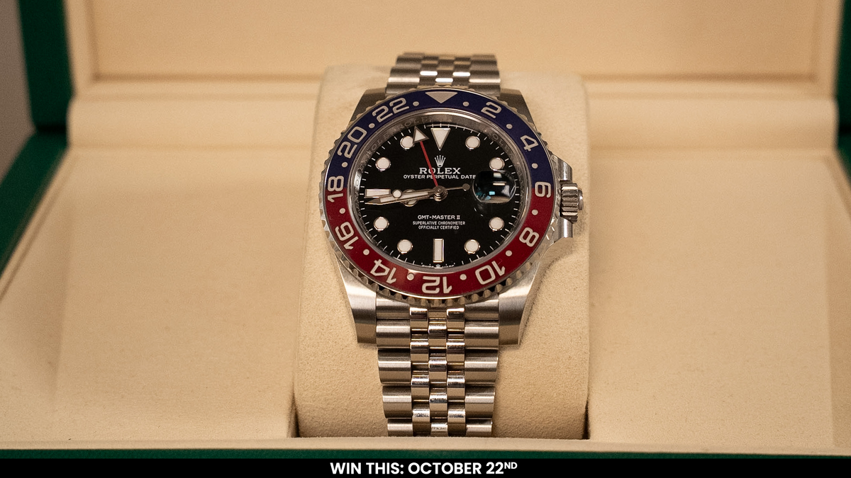 Giveaway Tickets - Rolex GMT-Master II Pepsi