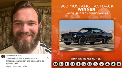 Prize won by Jacob Hunt