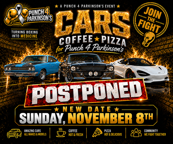 Cars, Coffee & Pizza for Punch 4 Parkinson’s