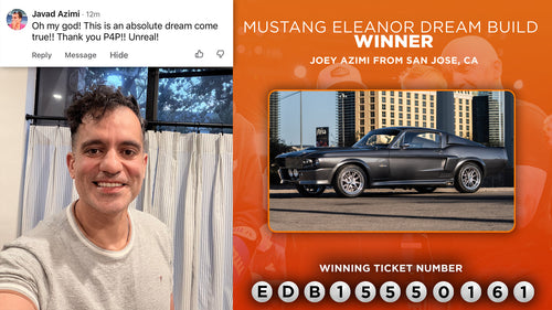 Prize won by Joey Azimi